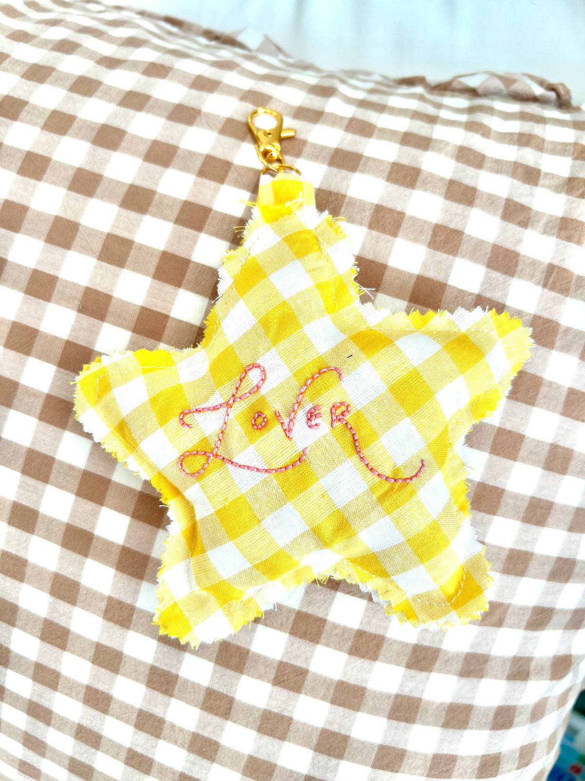 ✨Star Keychain Charms - Handmade & Hand Embroidered Keychains🪡✨