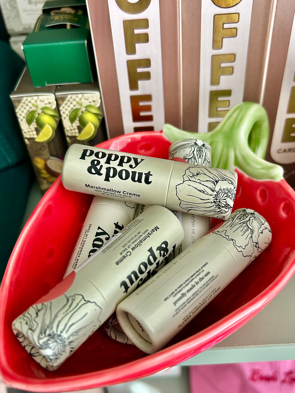 Poppy Pout Lip Balm - Marshmallow Crème🍦
