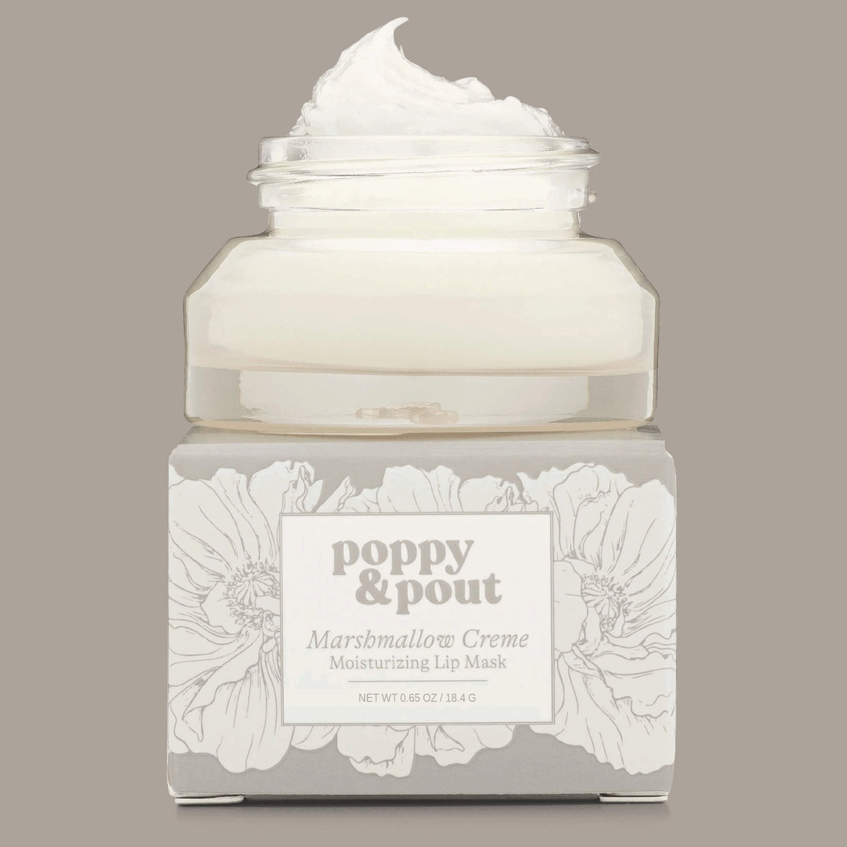 Poppy & Pout - Marshmallow Crème Lip Mask & Daisy Spatula🍦😋🌼