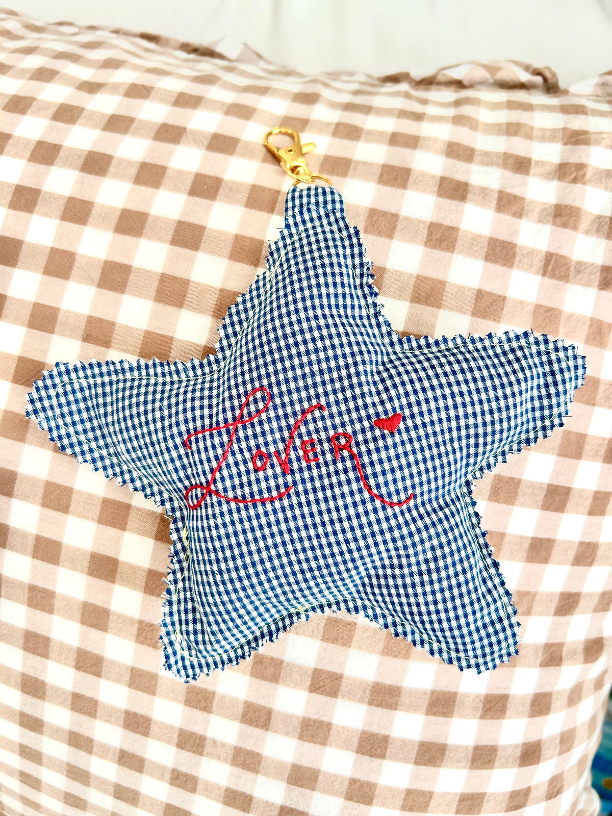 ✨Star Keychain Charms - Handmade & Hand Embroidered Keychains🪡✨