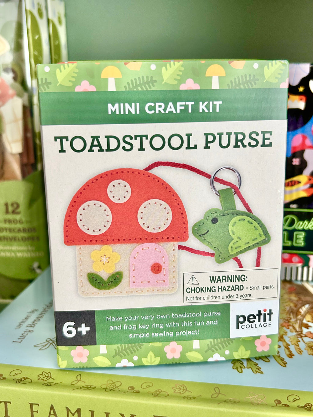 🍄Mini Craft Kit: Toadstool Purse🐸