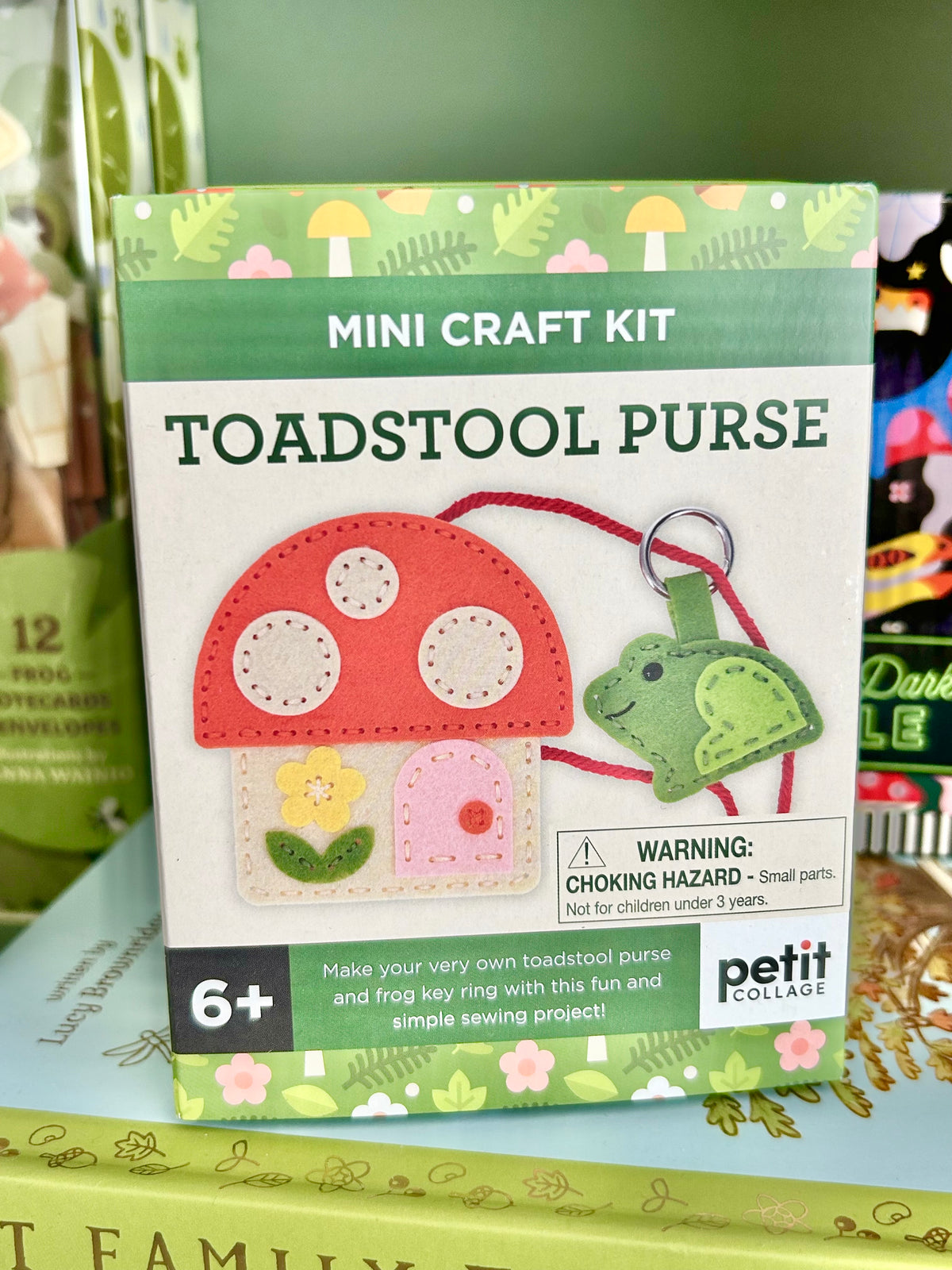 🍄Mini Craft Kit: Toadstool Purse🐸