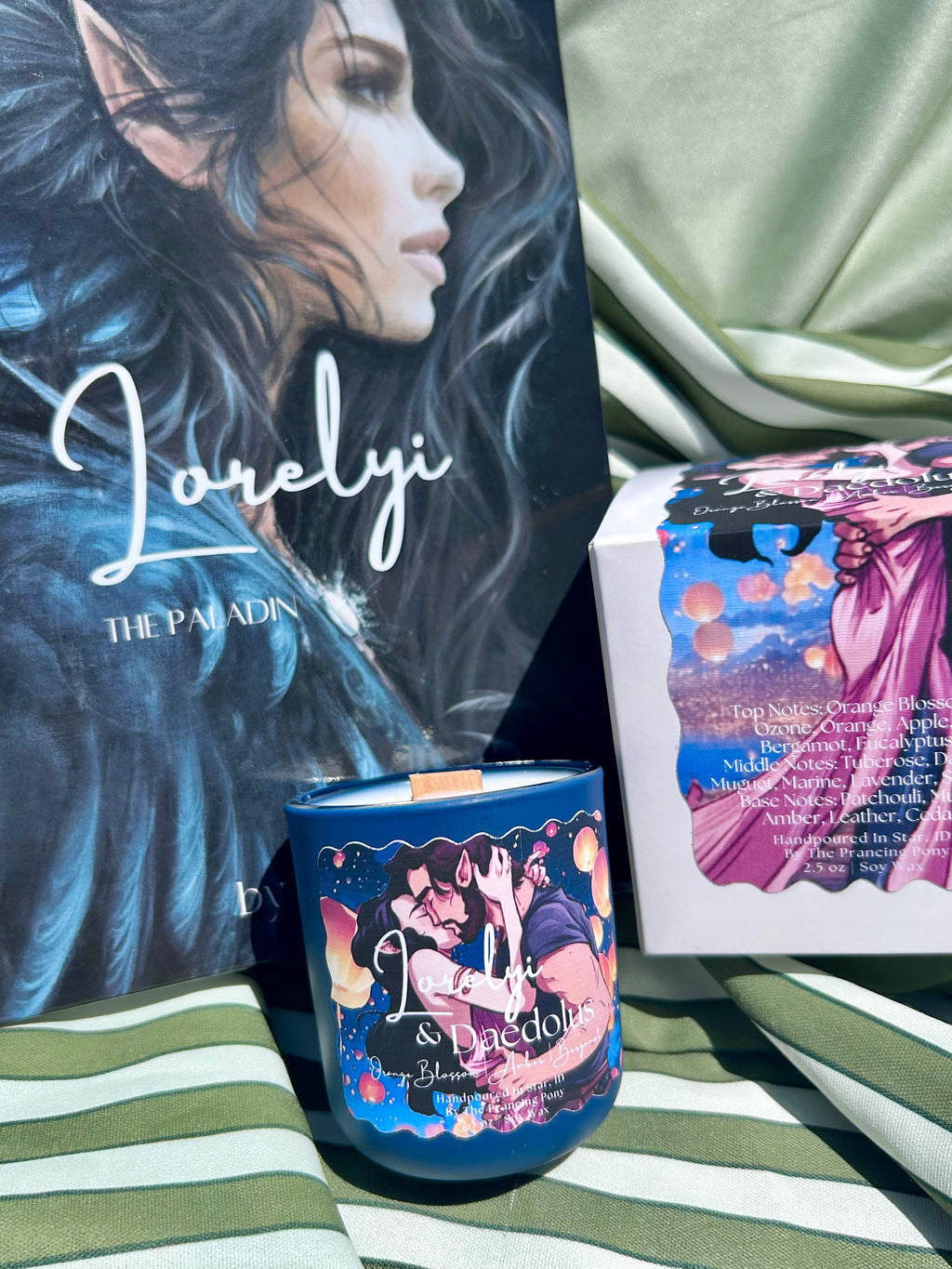 ✨Lorelyi & Daedolus Candle✨ | Collab With Author A.D.B. For Lorelyi: The Paladin🖤